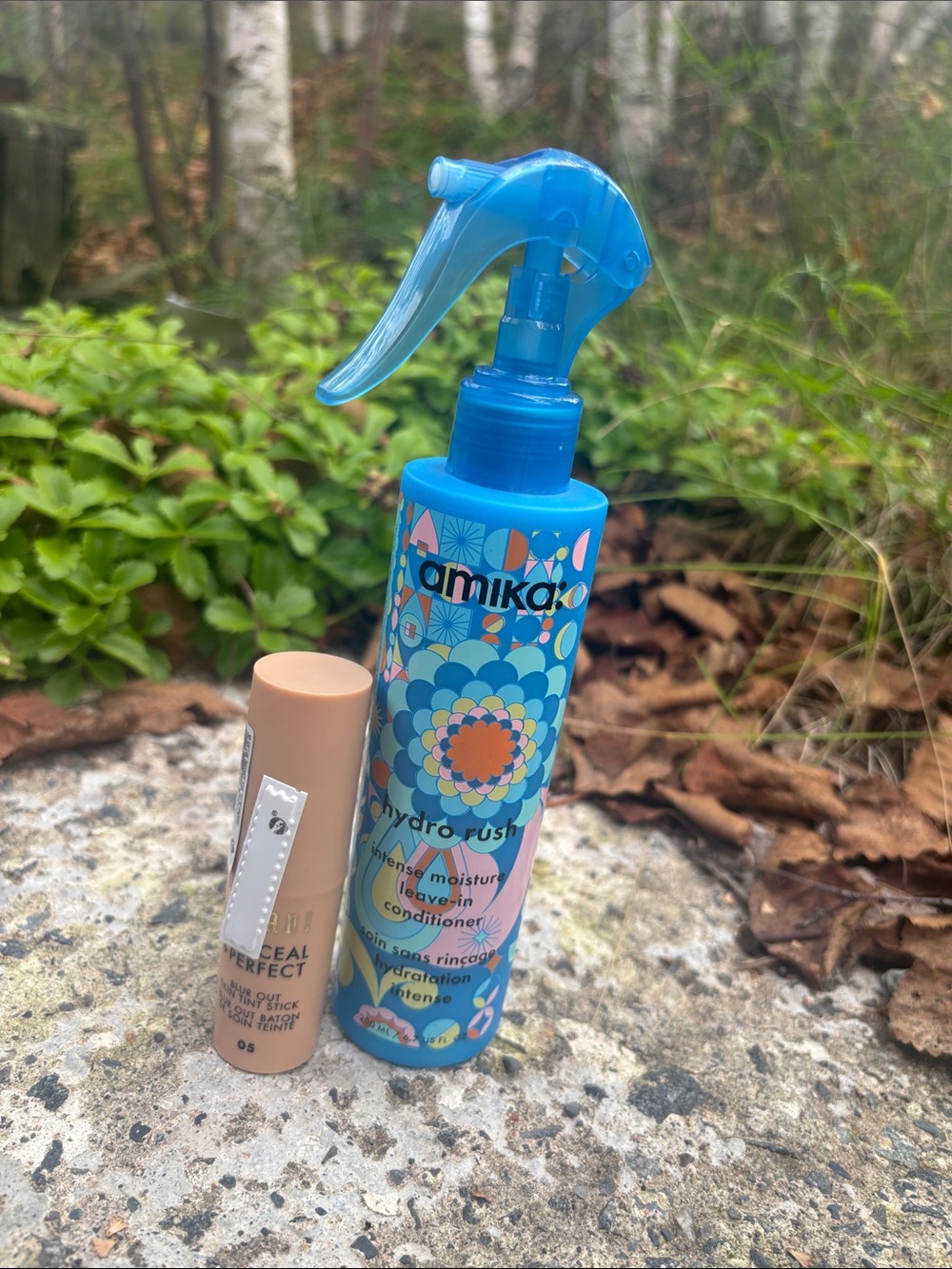 Amika Hydro Rush Intense Moisture Leave-In Conditioner - Blue